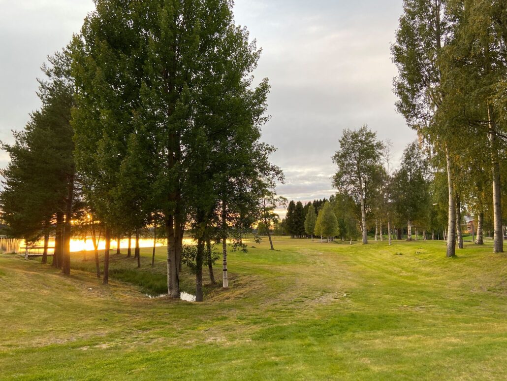 Discgolf vid badsjön – Storuman Lapland