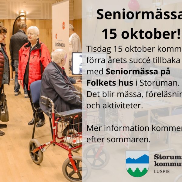 Save the date - Seniormässa