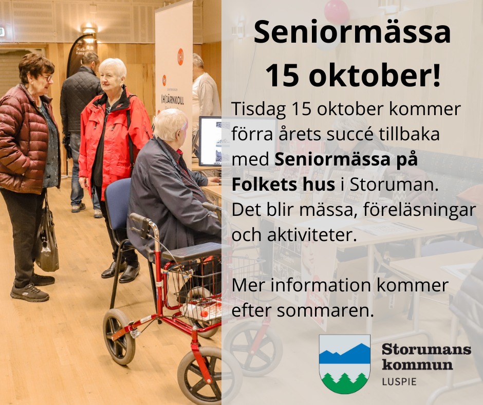 Save the date - Seniormässa