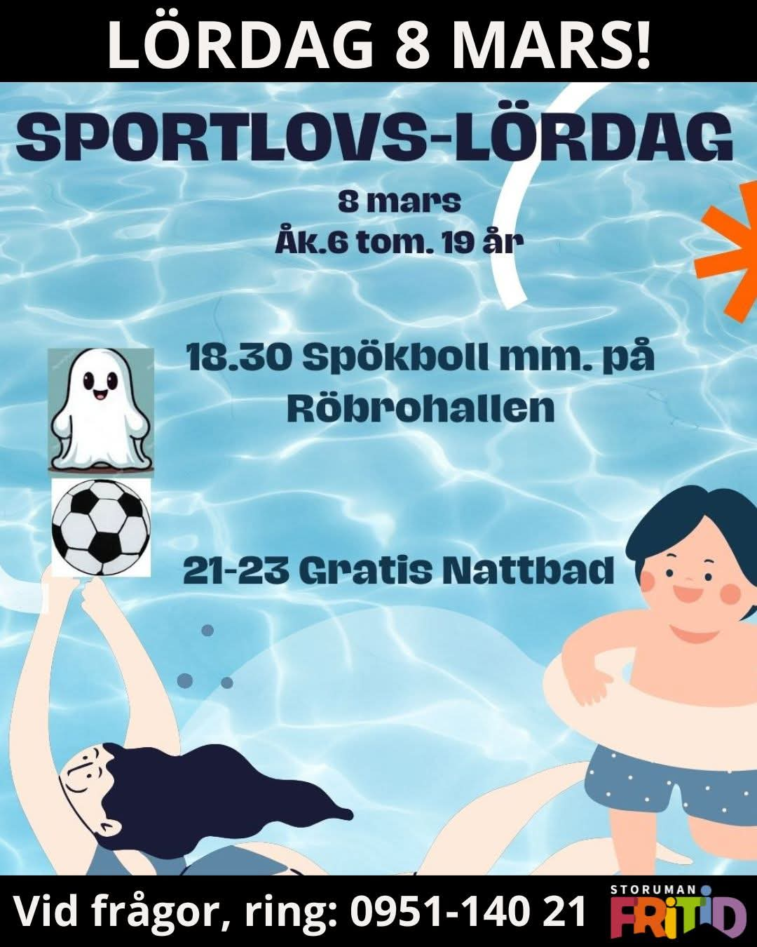 Sportlovsaktiviteter - lördag