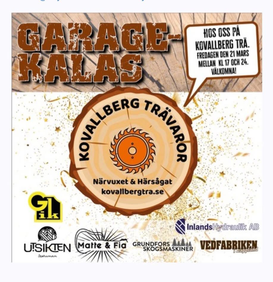 Garagekalas i Kovallberg