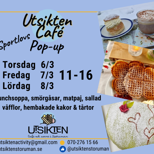 Sportlovspop-up @ Utsikten Café