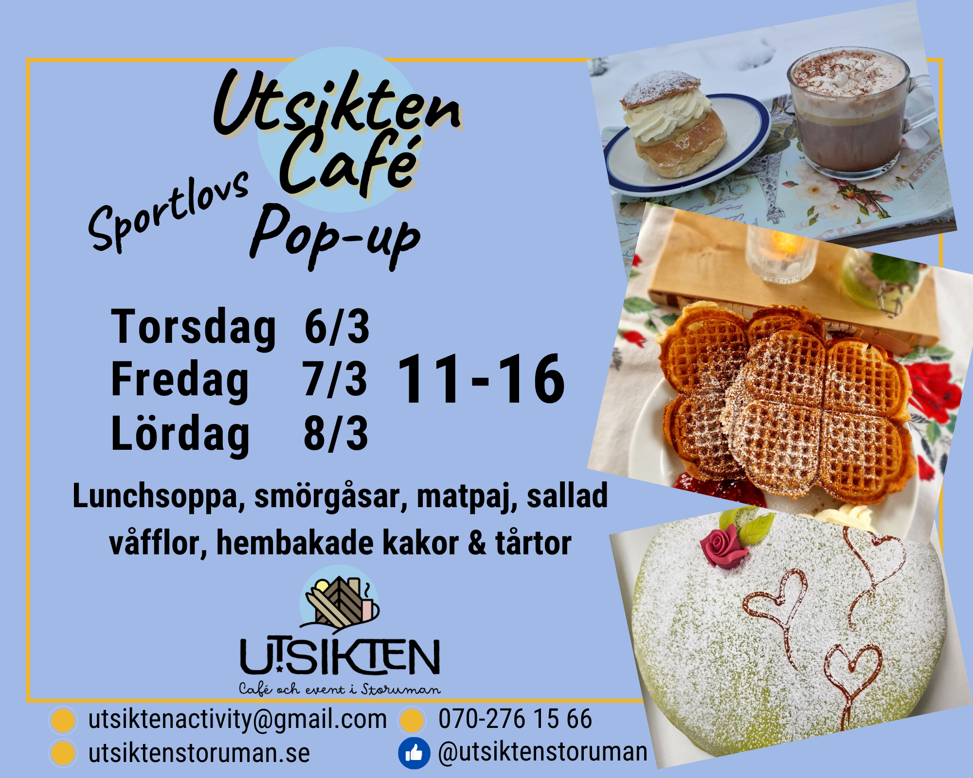 Sportlovspop-up @ Utsikten Café