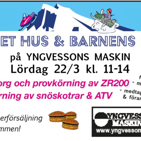 Öppet hus och Barnens dag på Yngvessons Maskin