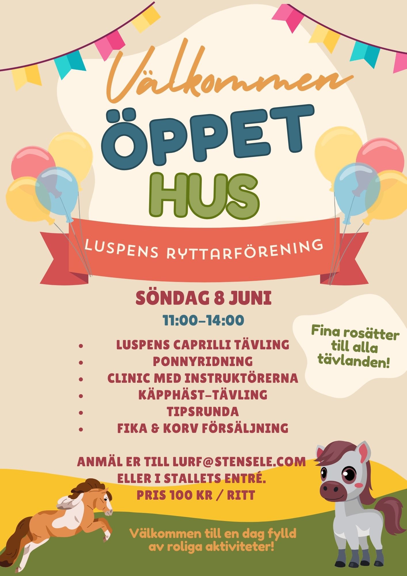 Luspens Ryttarförening - Öppet Hus