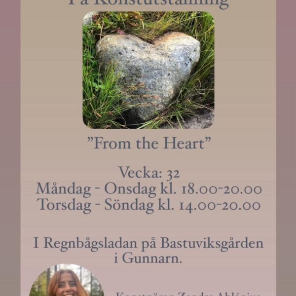 Konstutställning "From the heart"