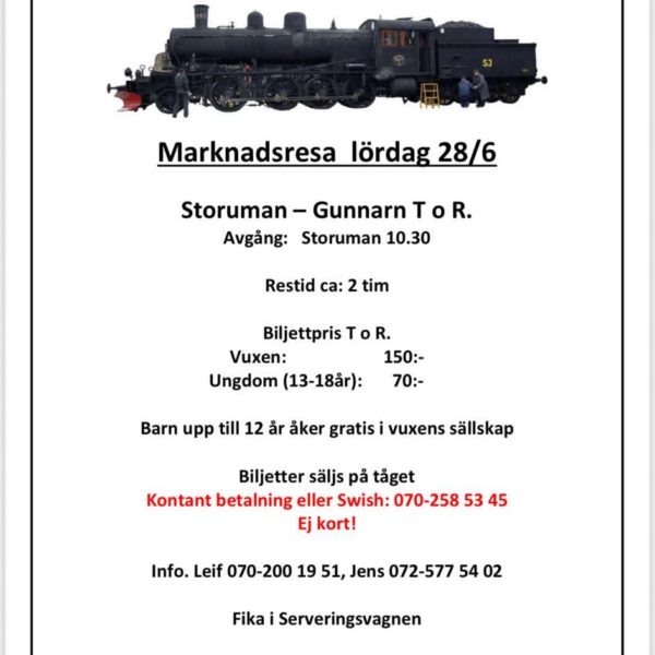 Marknadsresa med Ångloket