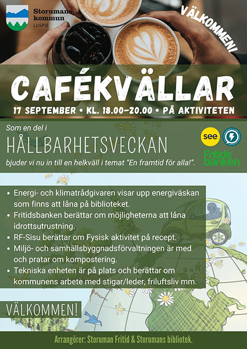 Hållbarhetskväll på Aktiviteten