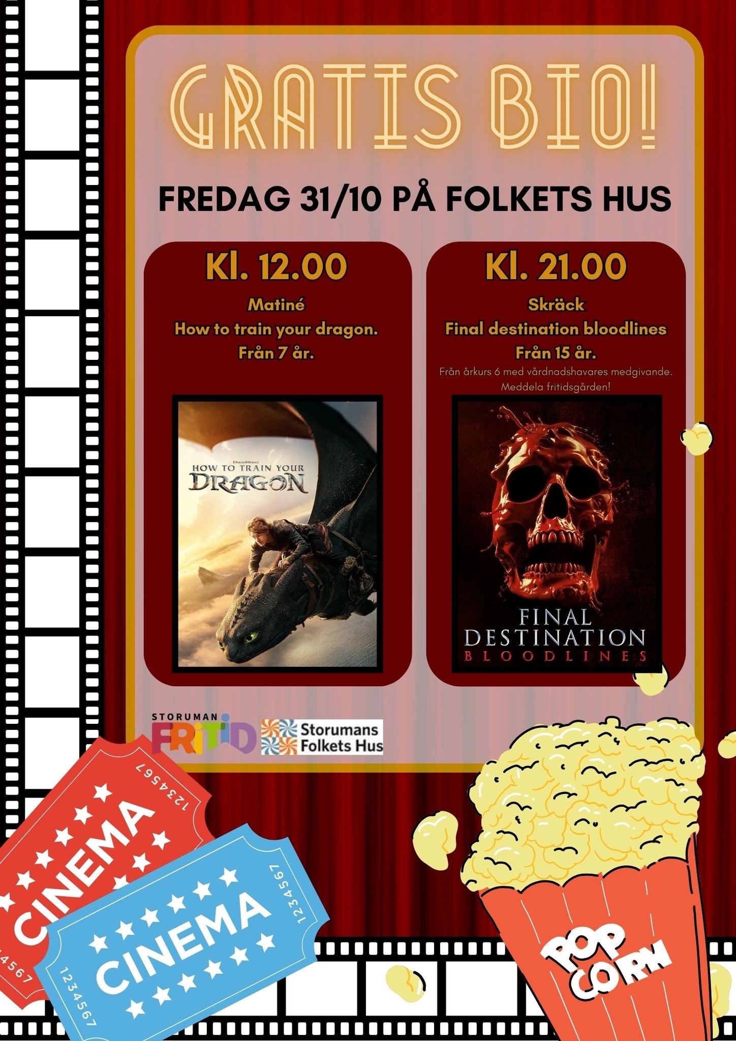 Fredagsbio - gratis filmvisning