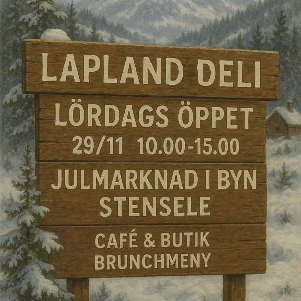 Lördagsöppet!