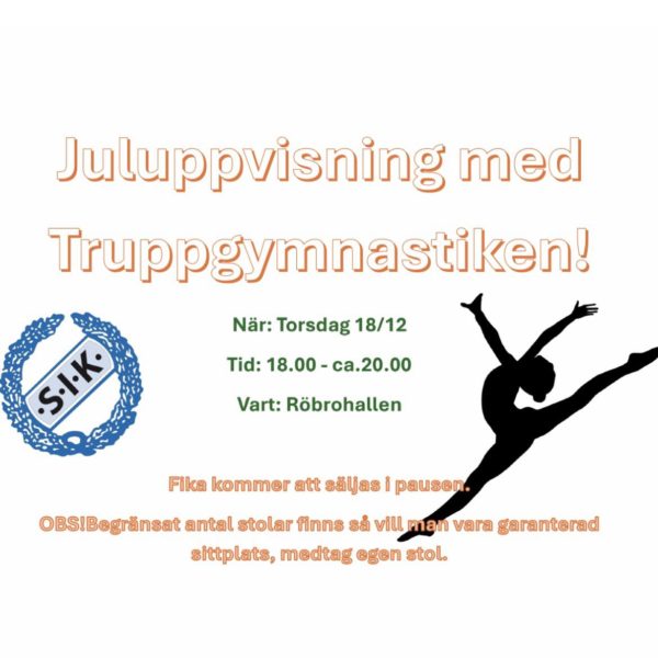 Uppvisning truppgymnastik