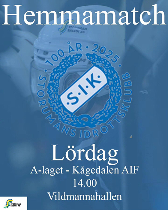 Hemmamatch Storumans IK-Kågedalen AIF