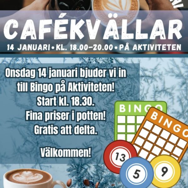Cafékväll med Bingo