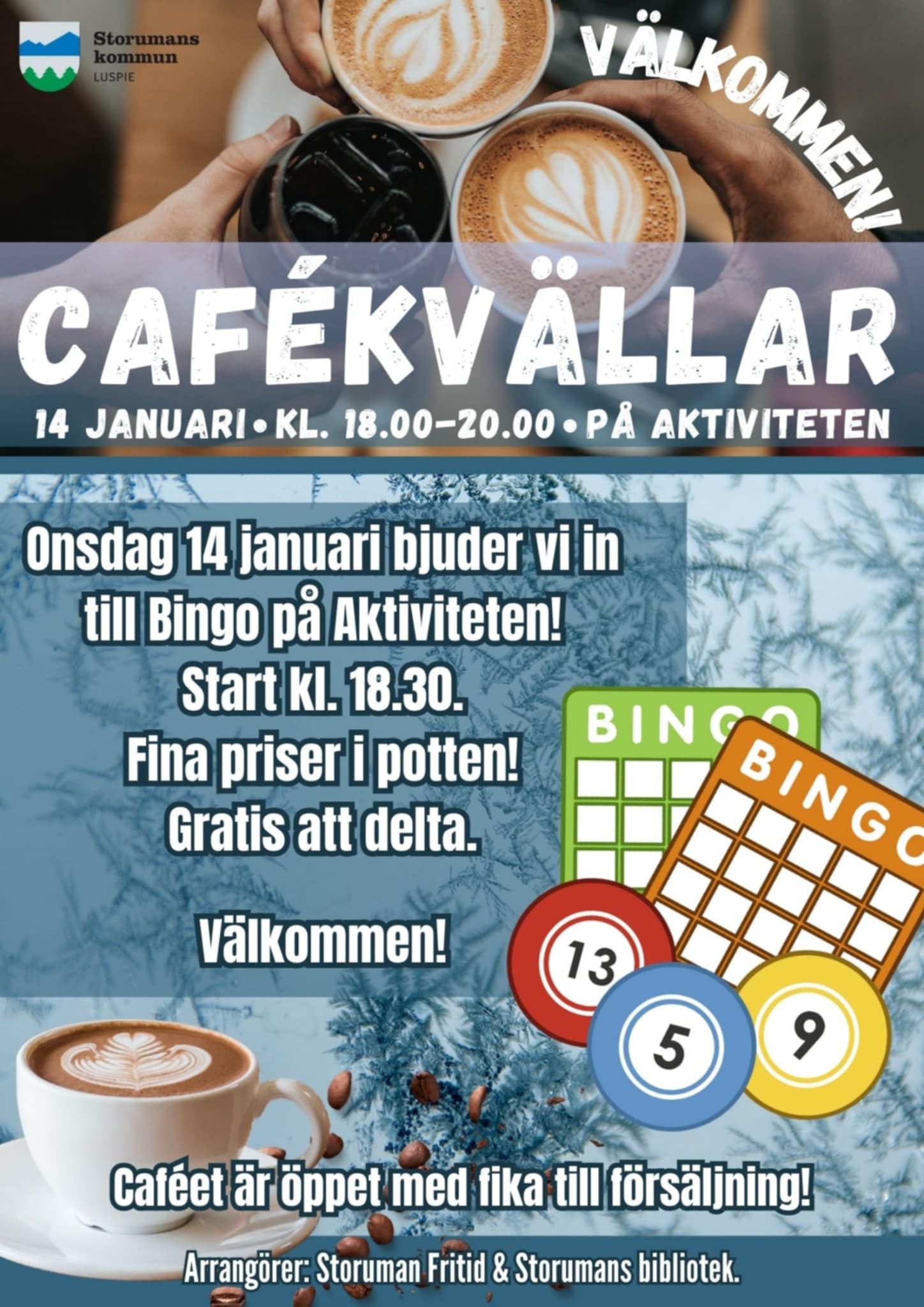 Cafékväll med Bingo