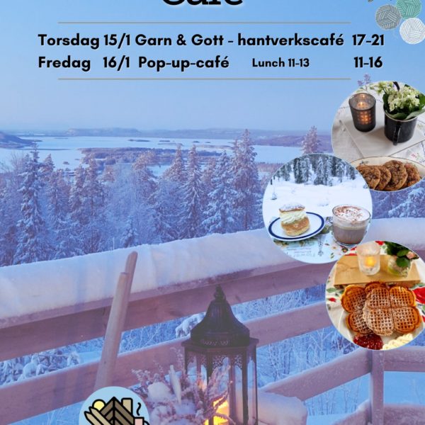 Hantverkscafé Garn & Gott på Utsikten