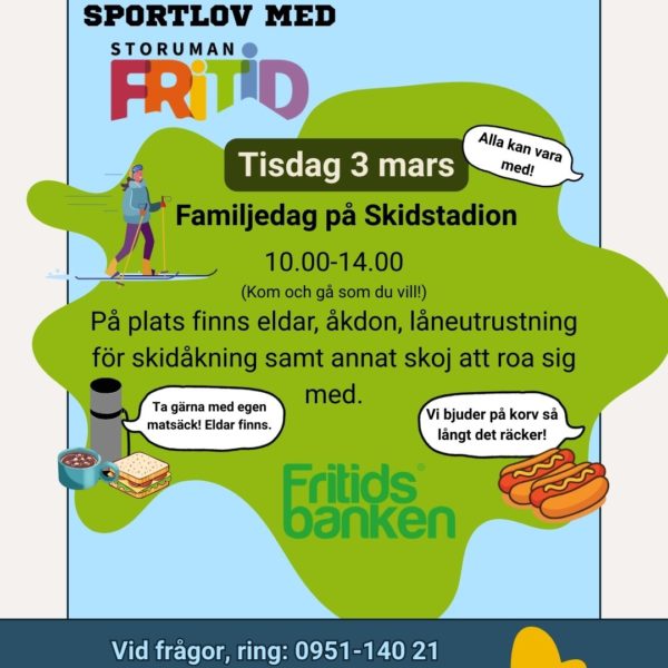 Sportlov med Storuman Fritid