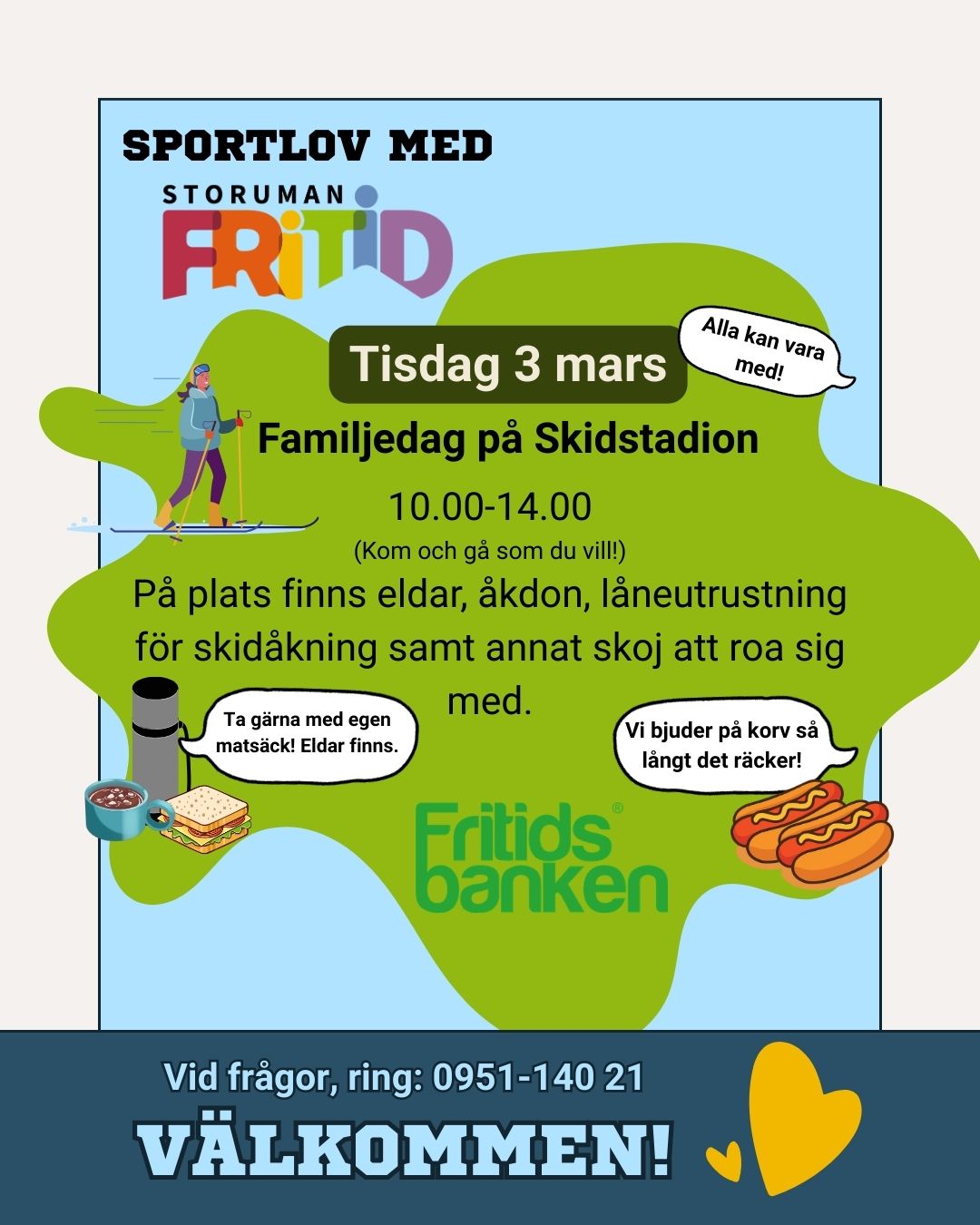 Sportlov med Storuman Fritid - Skidstadion