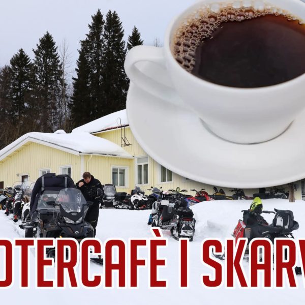 Skotercafé i Skarvsjöby