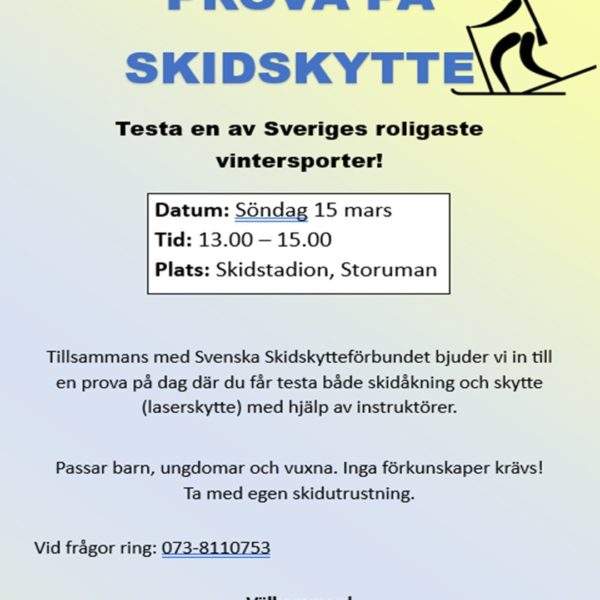 Prova på - Skidskytte!