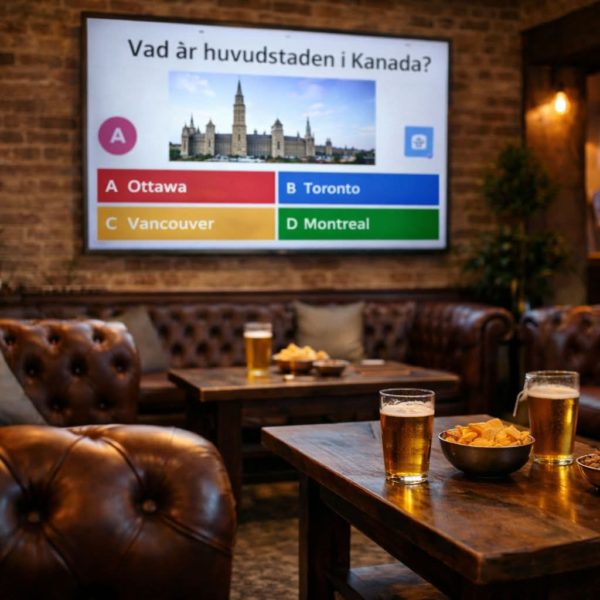 After-work Quiz i vardagsrummet