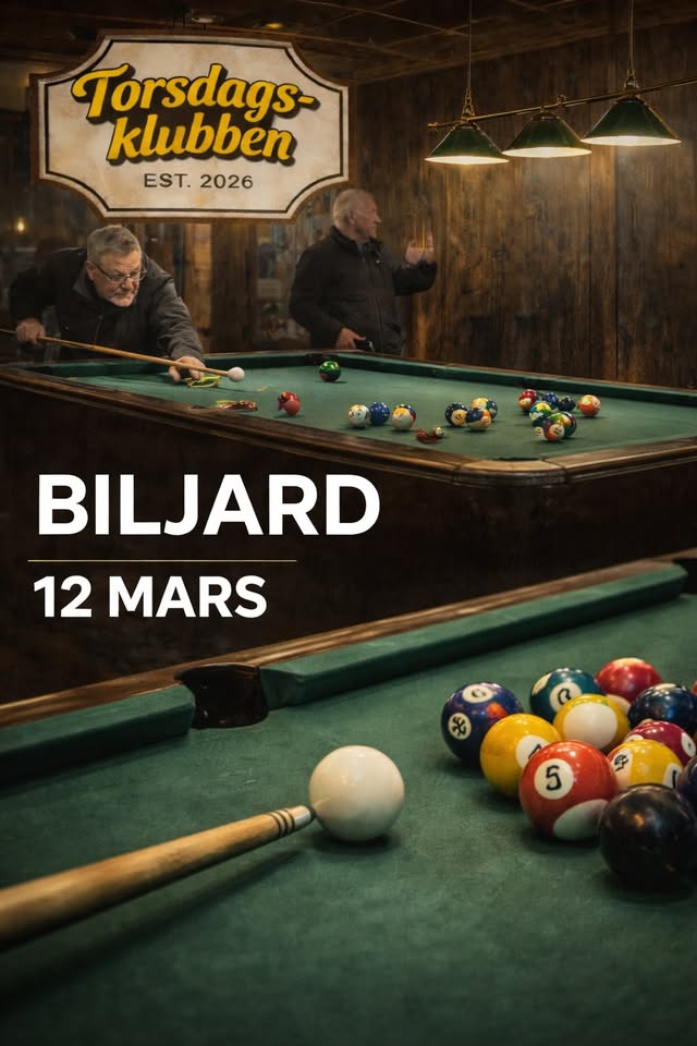 Biljardkväll i Vardagsrummet