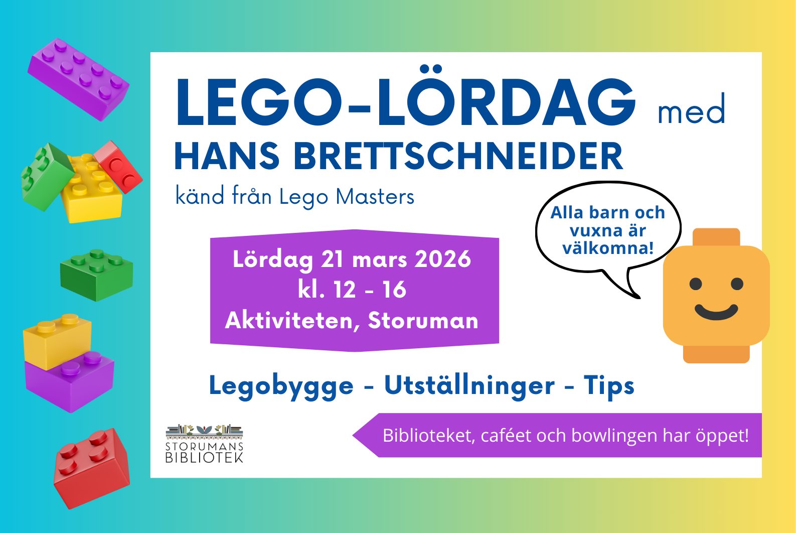 Lego-lördag med Hans Brettschneider