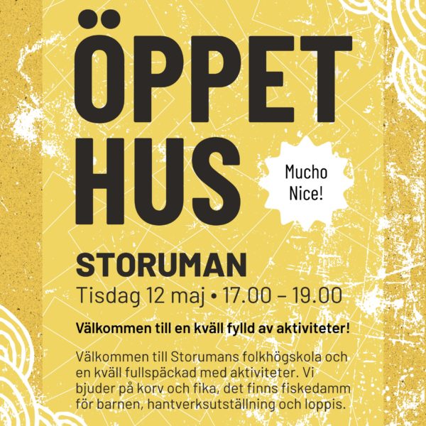 Öppet Hus på Folkhögsskolan