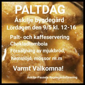 Paltdag i Åskilje