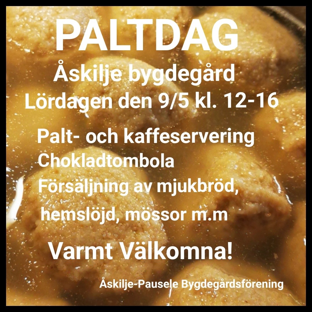Paltdag i Åskilje