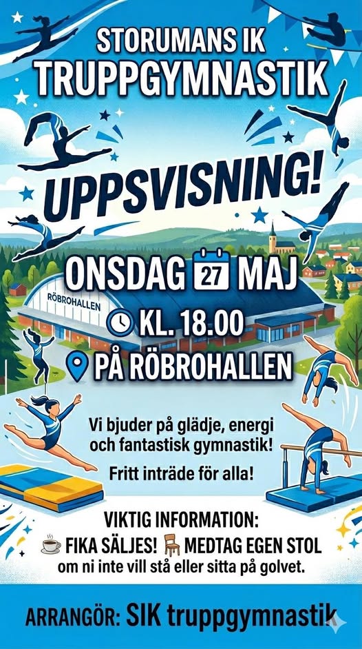 Uppvisning - Storumans IK Truppgymnastik