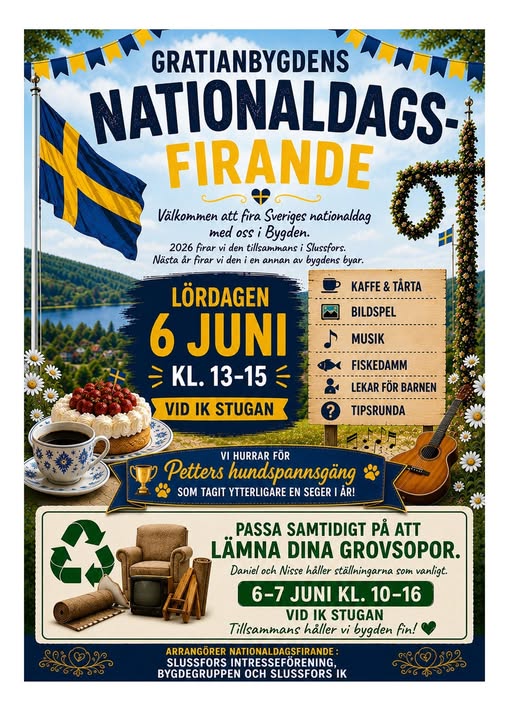 Gratianbygdens nationadagsfirande