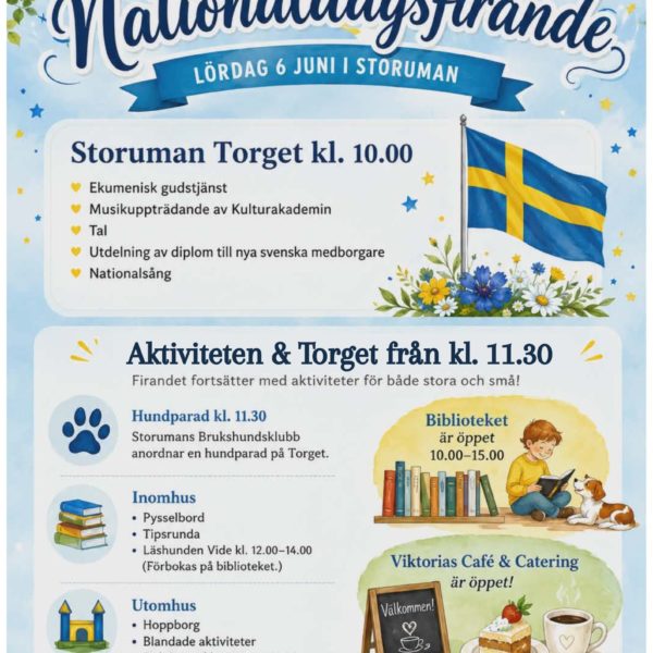 Nationaldagsfirande i Storuman