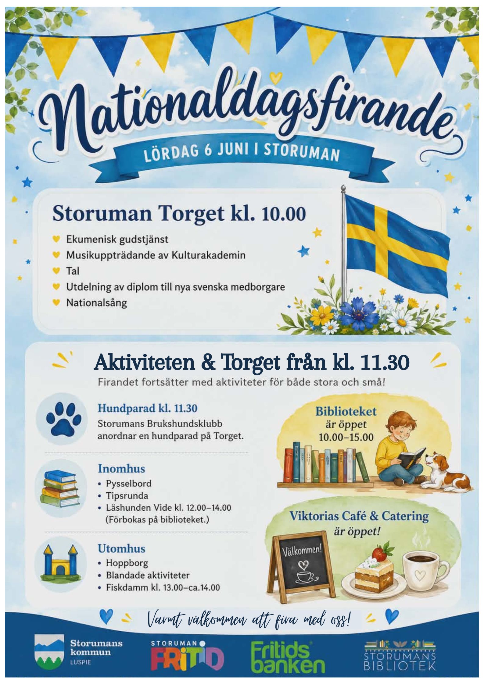 Nationaldagsfirande i Storuman