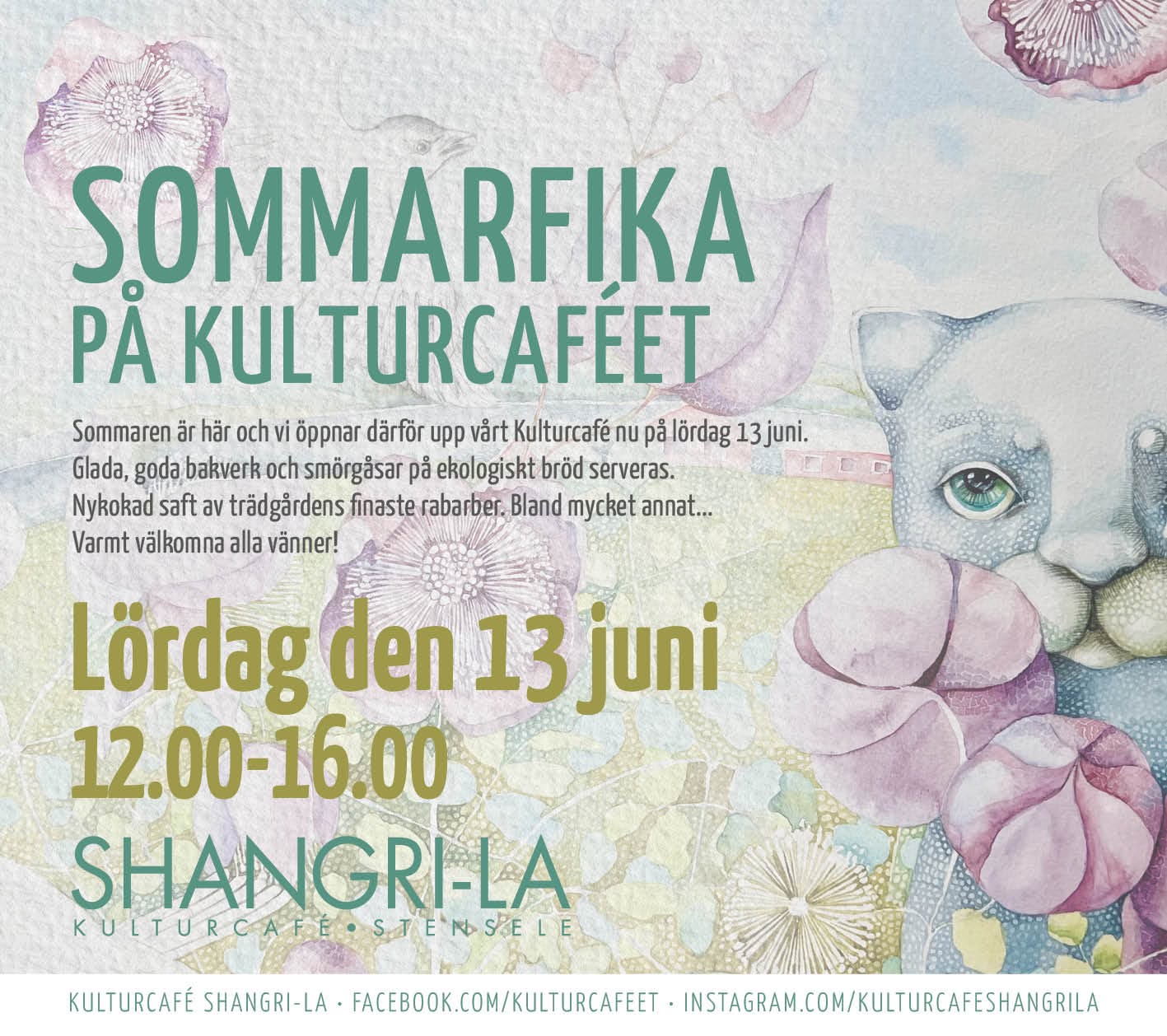 Sommmarfika på Kulturcafé Shangri-La