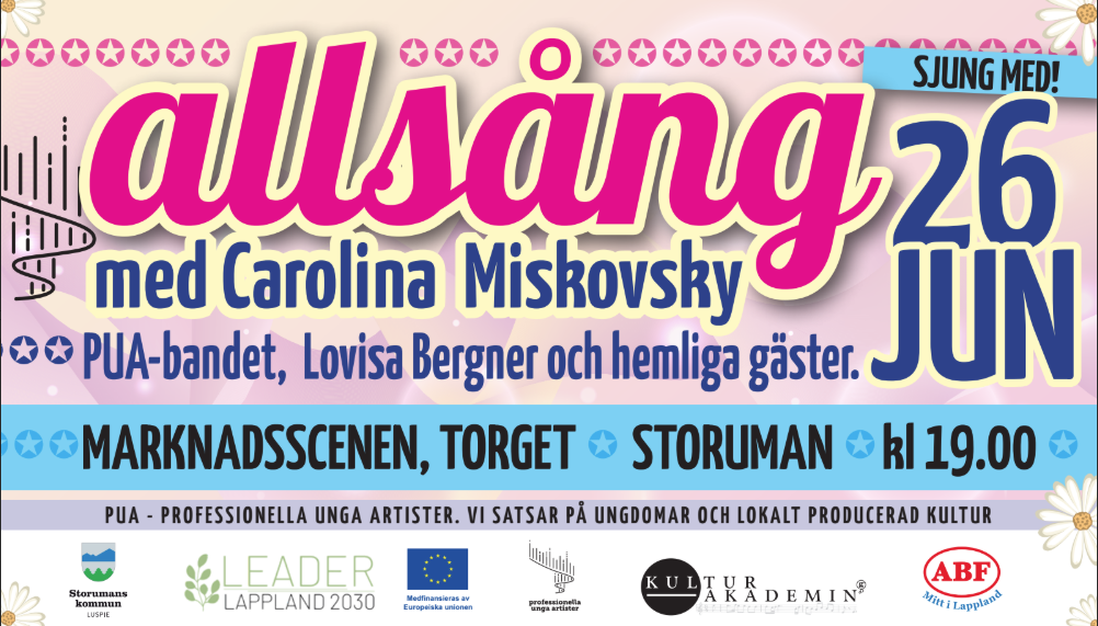Storumandagarna - Allsång med Carolina Miskovsky