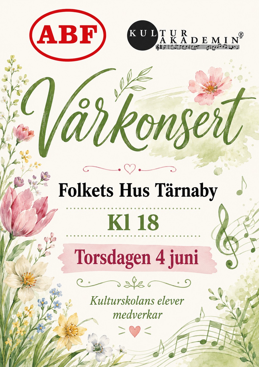 Vårsoaré med Kulturakademin