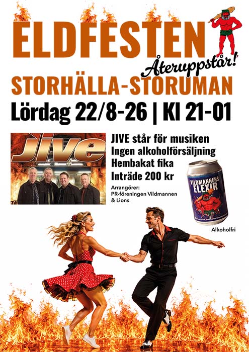 ELDFESTEN ÅTERUPPSTÅR