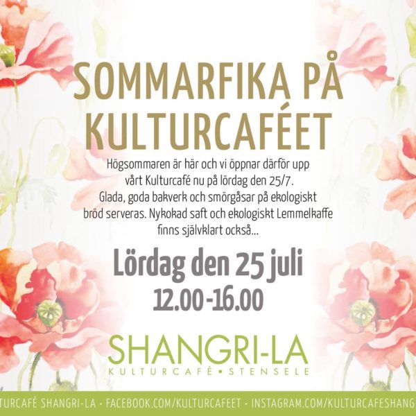 Sommarfika på Kulturcafé Shangri-La