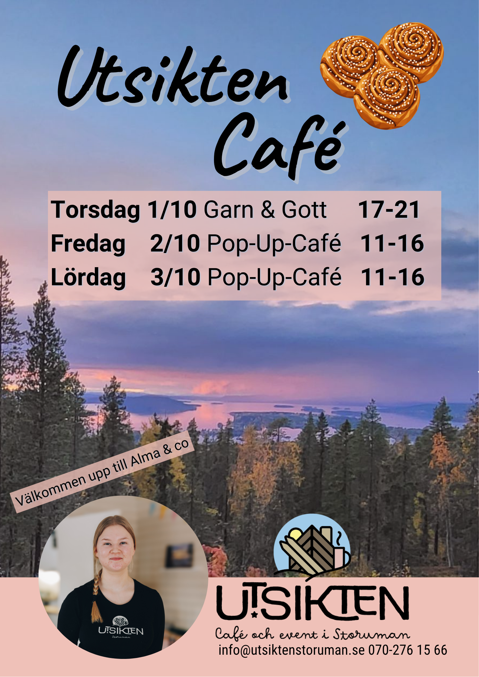 Garn & Gott Hantverkscafé på Utsikten