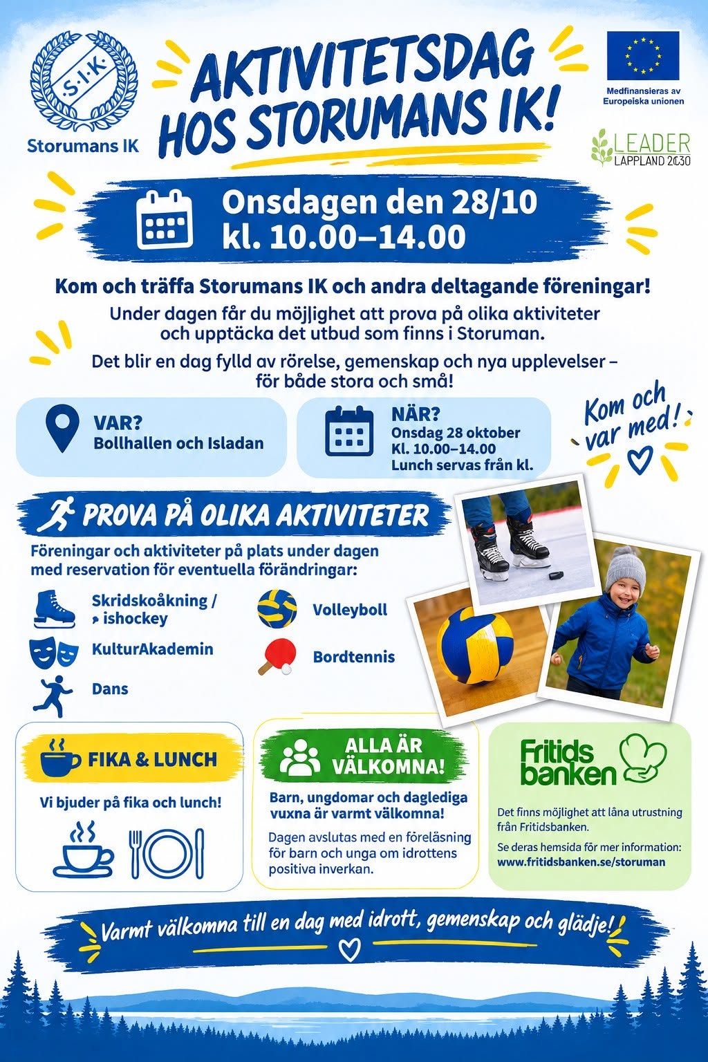 Aktivitetsdag med Storumans IK
