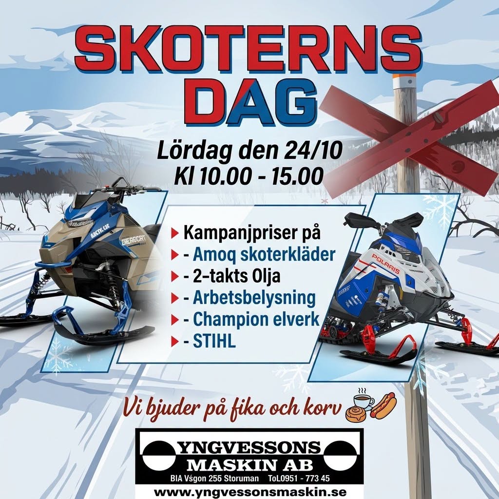 Snöskoterns dag hos Yngvessons Maskin AB